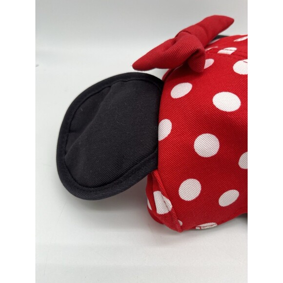 Girls Minnie Mouse Ears Hat Baseball Cap Disney Parks Disneyland Polka Dots - Picture 3 of 7